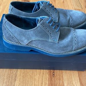 Cole Haan Grey Leather and Blue Accents Joseph Abound Collection Size 8